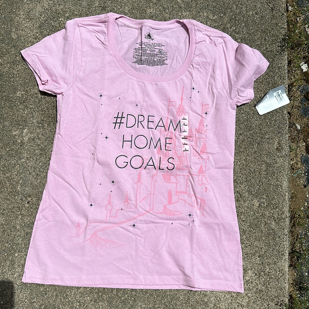 Disney home sweet goals tee! Size large! Brand new with tags